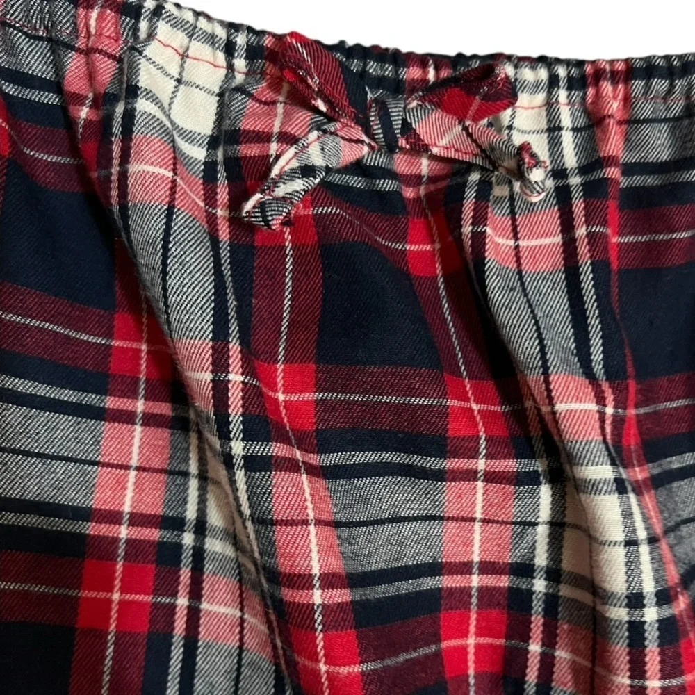 The Children's Place girls Plaid Twill Tiered Short Sleeve Dress Size L (10/12) - Picture 3 of 6